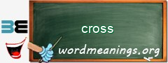 WordMeaning blackboard for cross